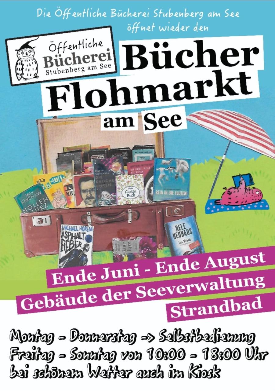 Flyer Bücherflohmarkt